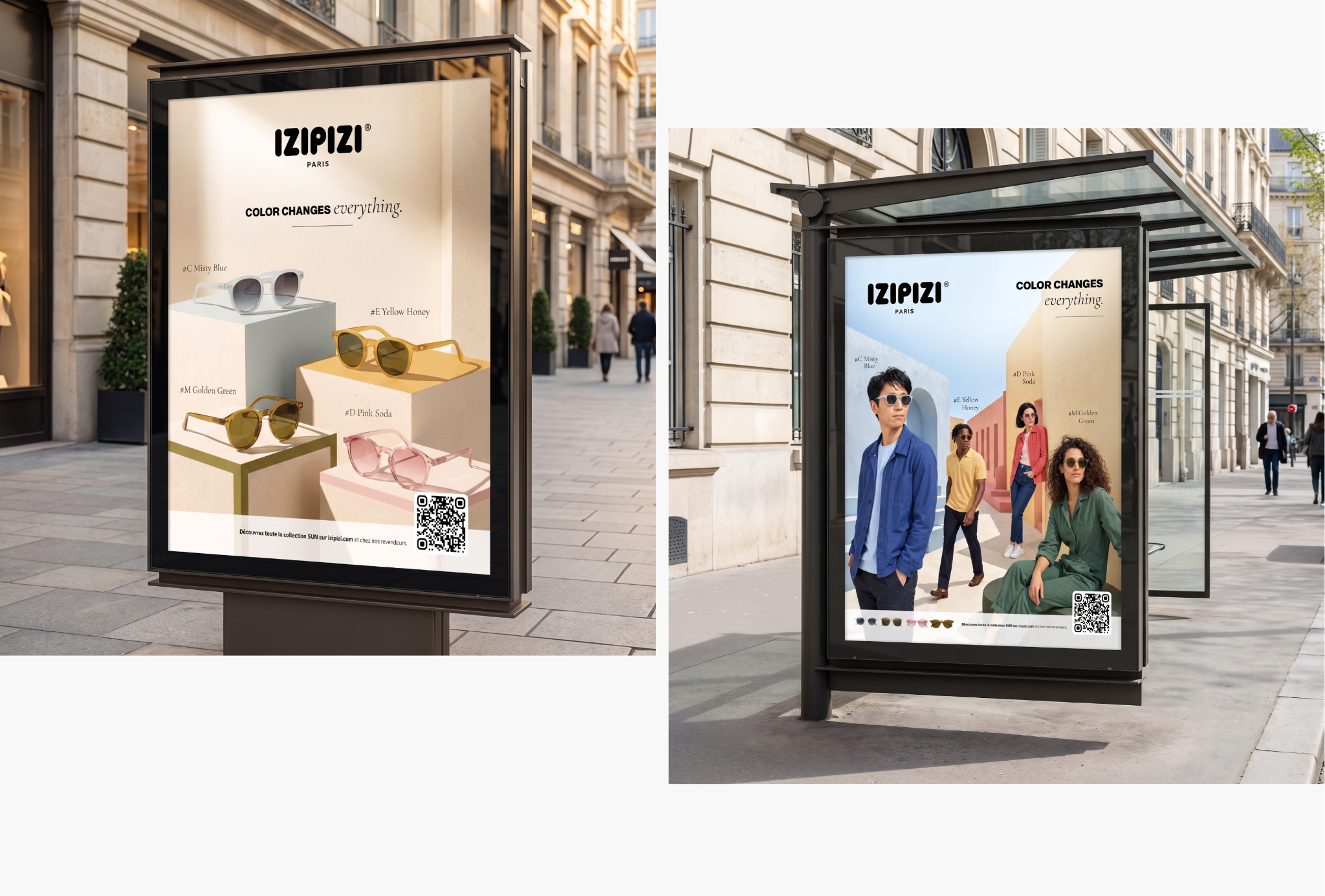 IZIPIZI · Affichage