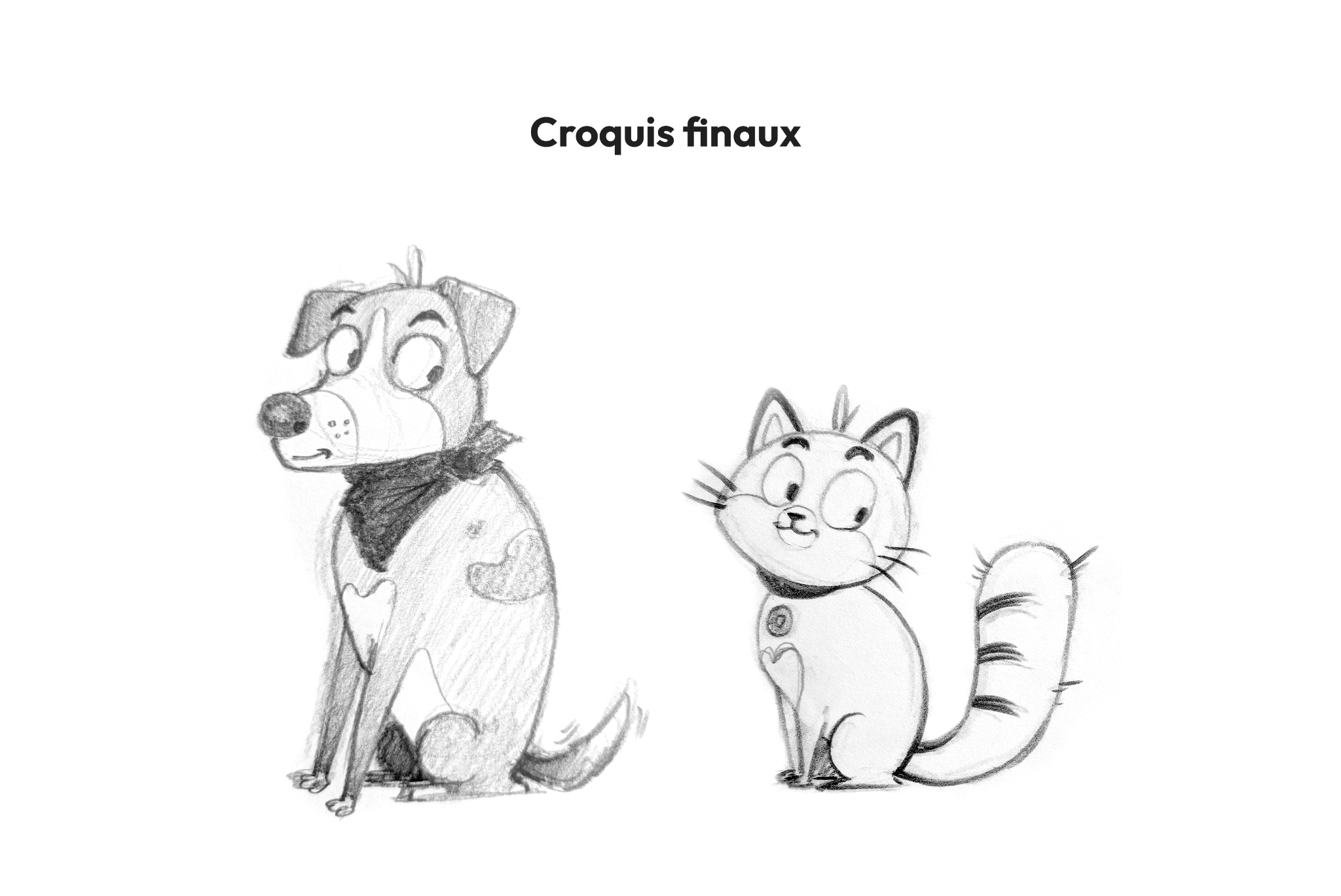 Jim & Joe · Croquis finaux
