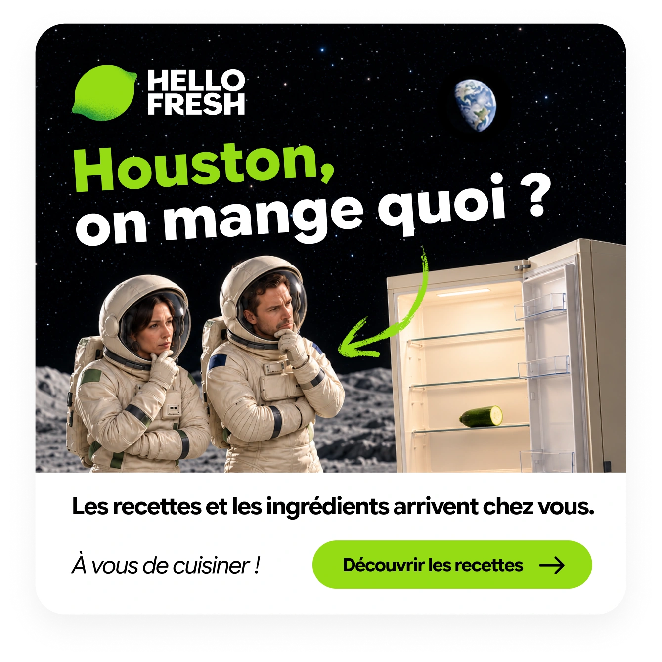 Déclinaison carrée HelloFresh : Houston, on mange quoi ?