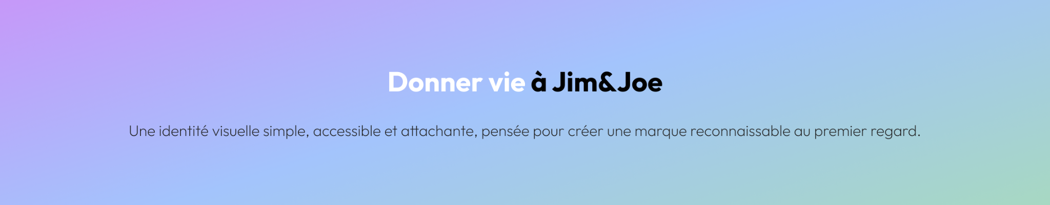 Jim & Joe · Break text