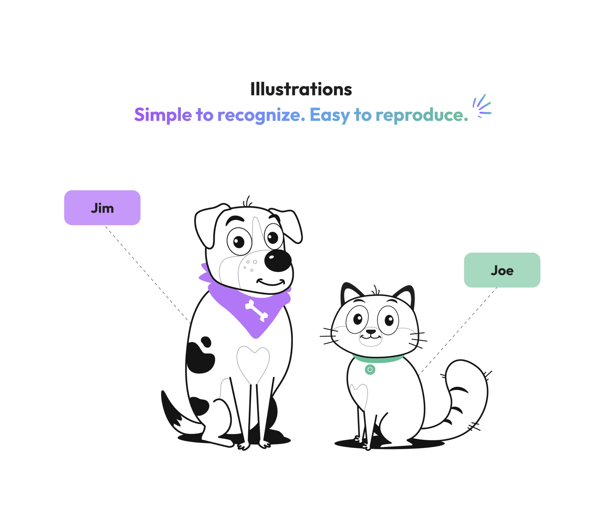 Jim & Joe · Illustrations
