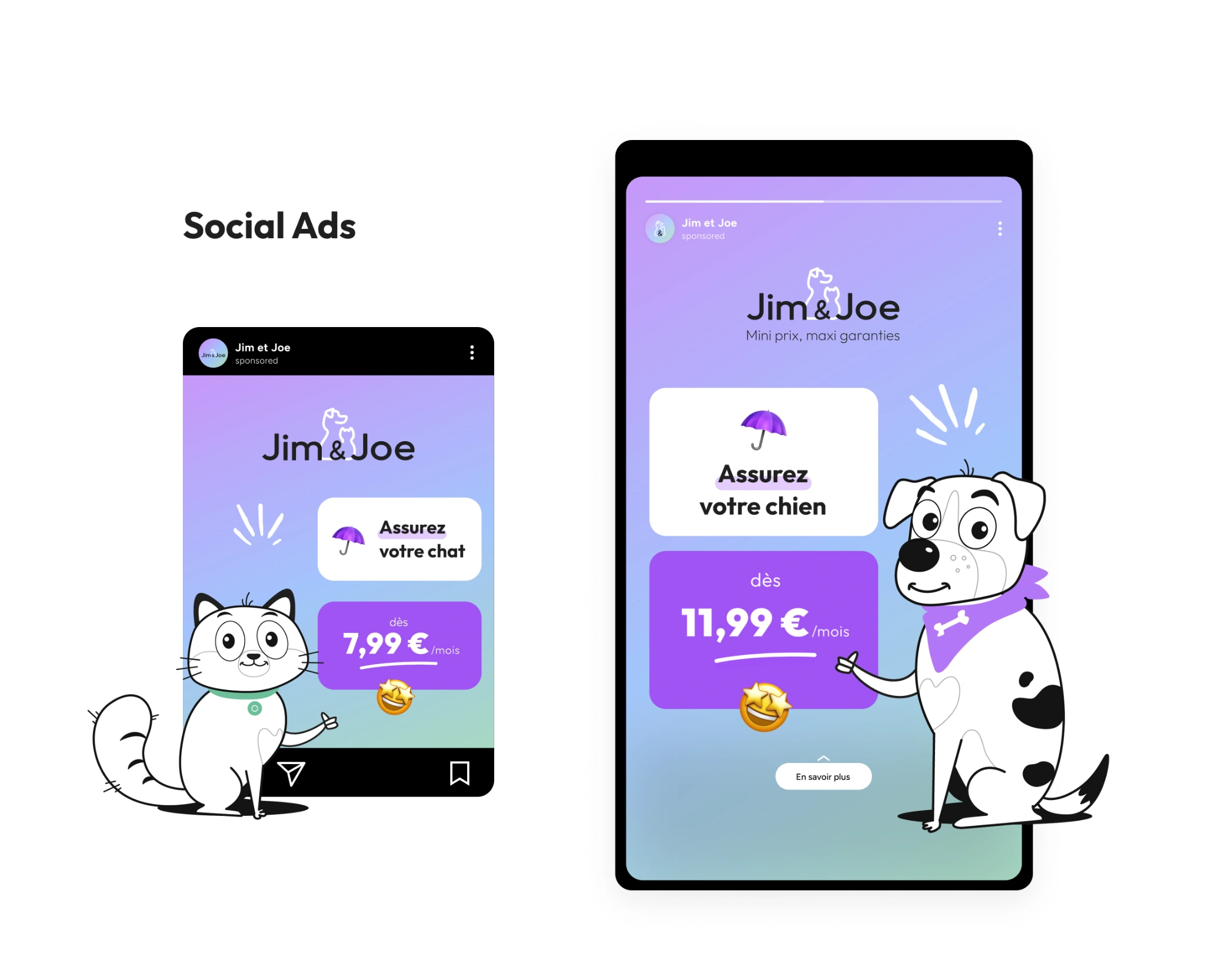 Jim & Joe · SOCIAL ADS