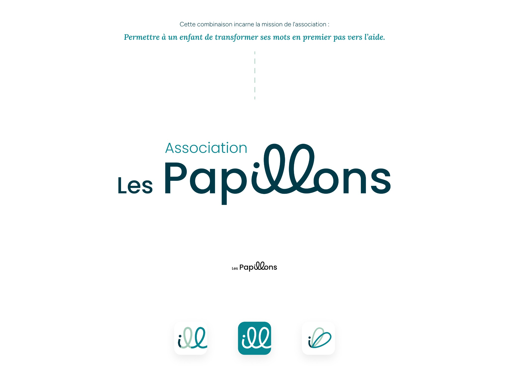Association Les Papillons · Logotype