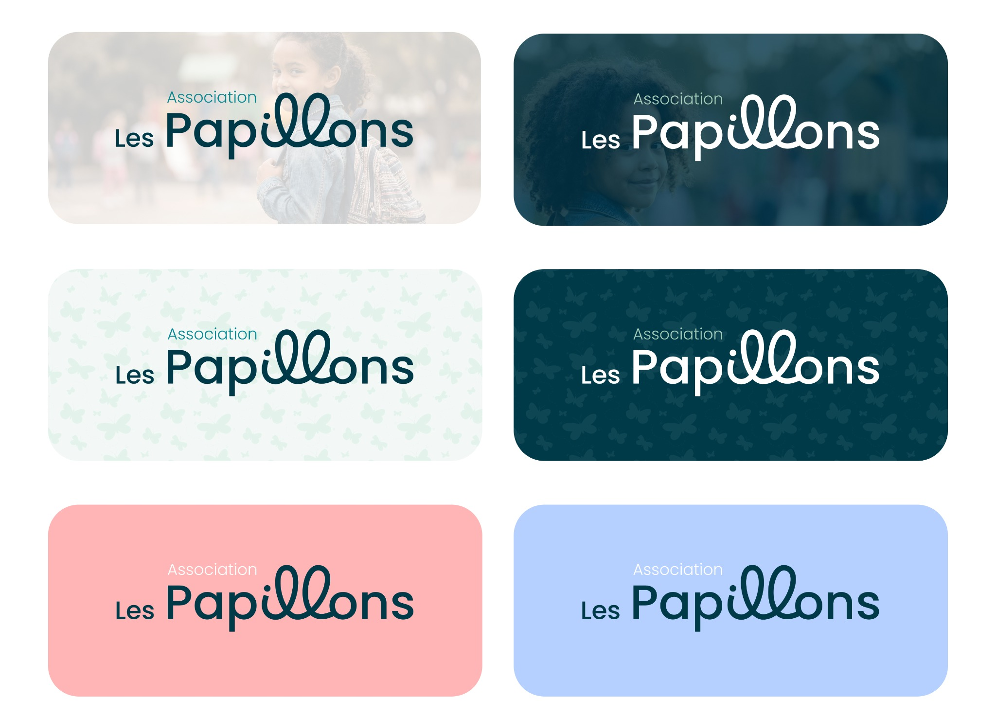 Association Les Papillons · Logotype