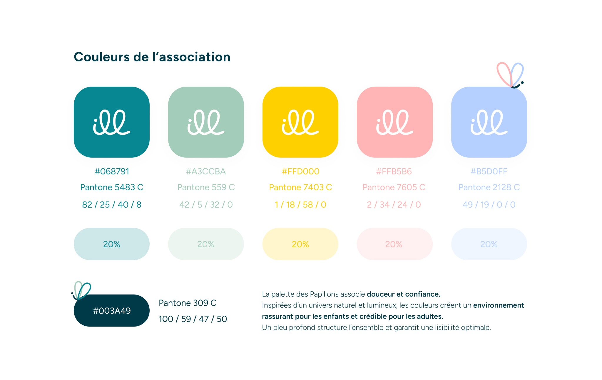 Association Les Papillons · COLORS