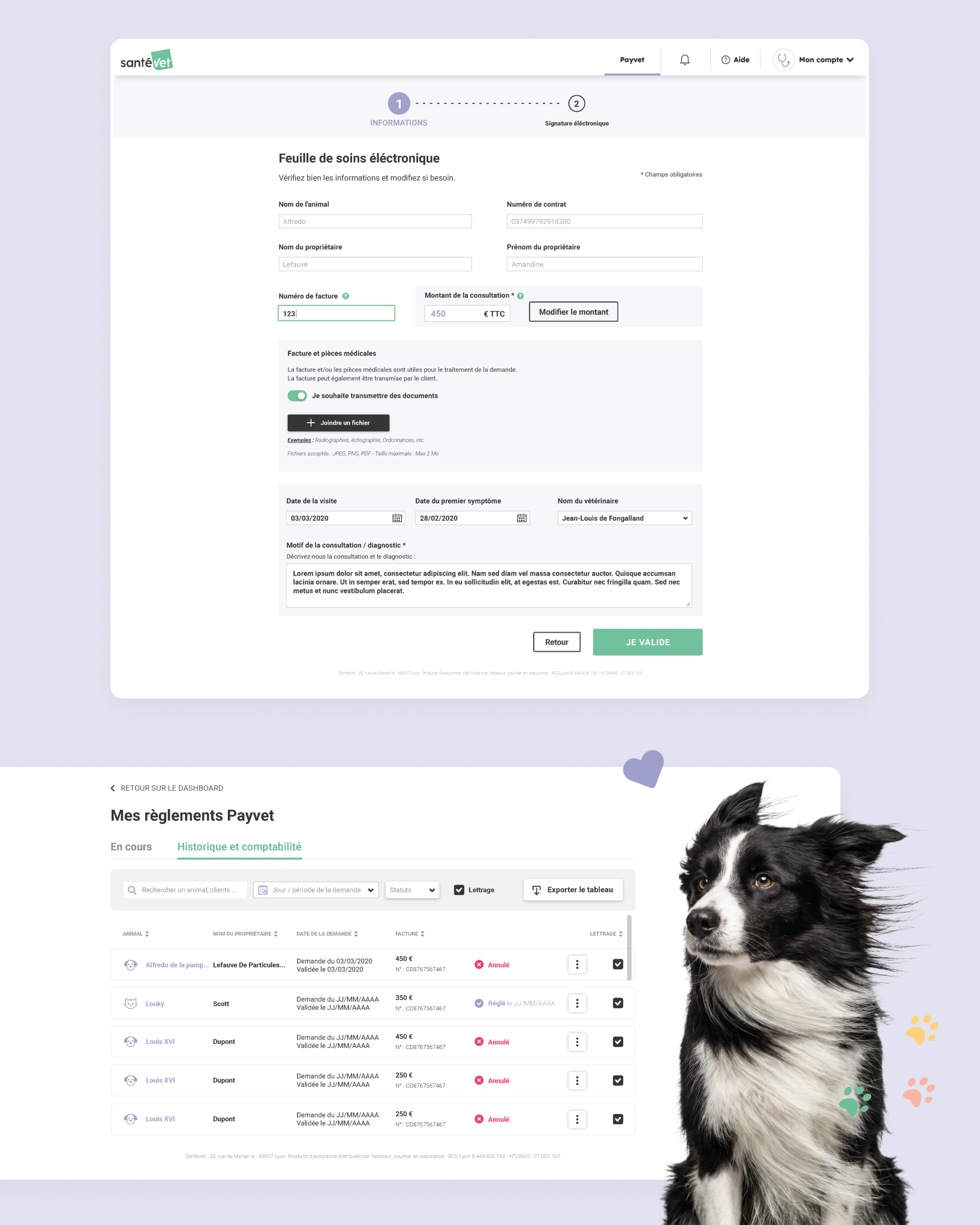 Santévet · Payvet SV Connect