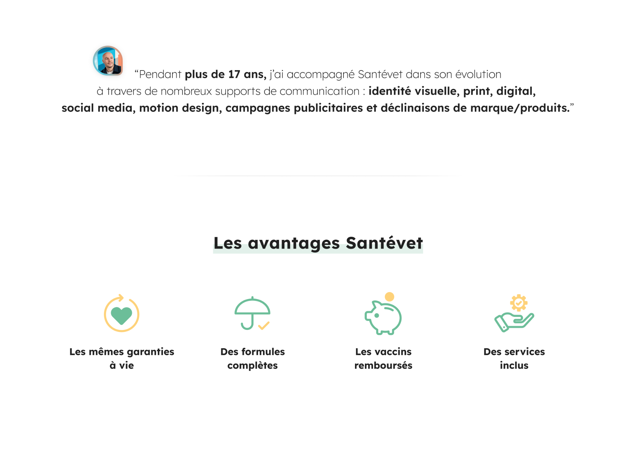 Santévet · Mes missions