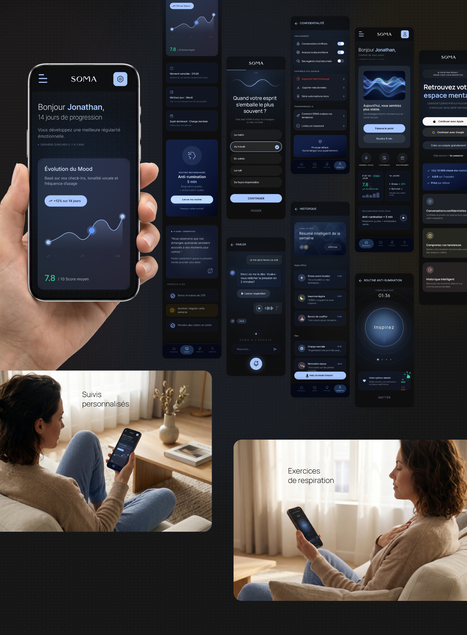 SOMA · APP MOBILE
