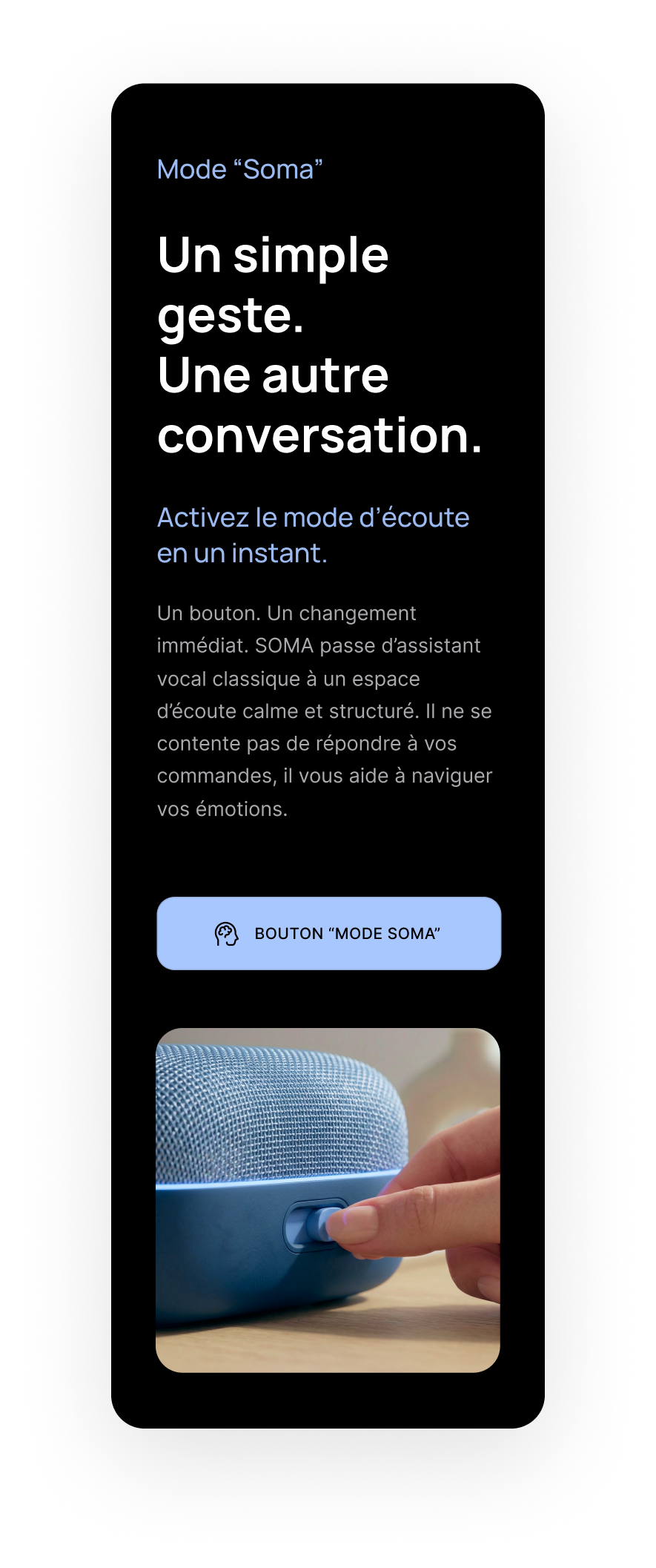 Le geste d’utilisation, version mobile
