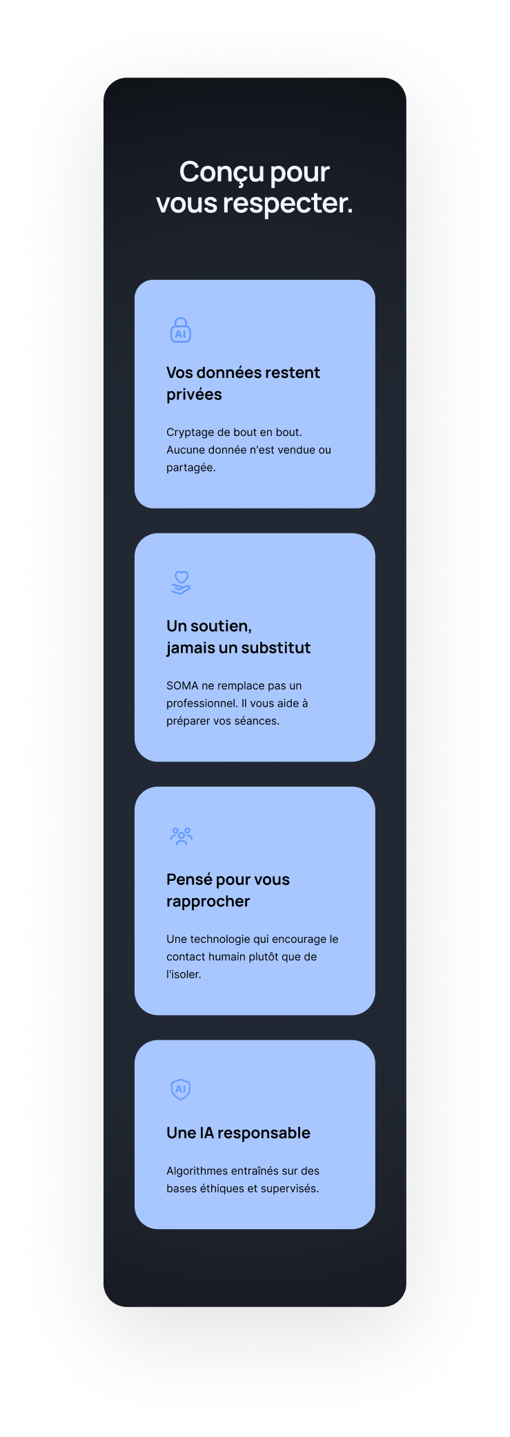 Les engagements SOMA sur mobile