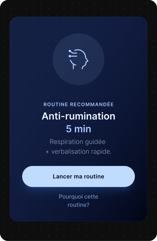 Routine recommandée