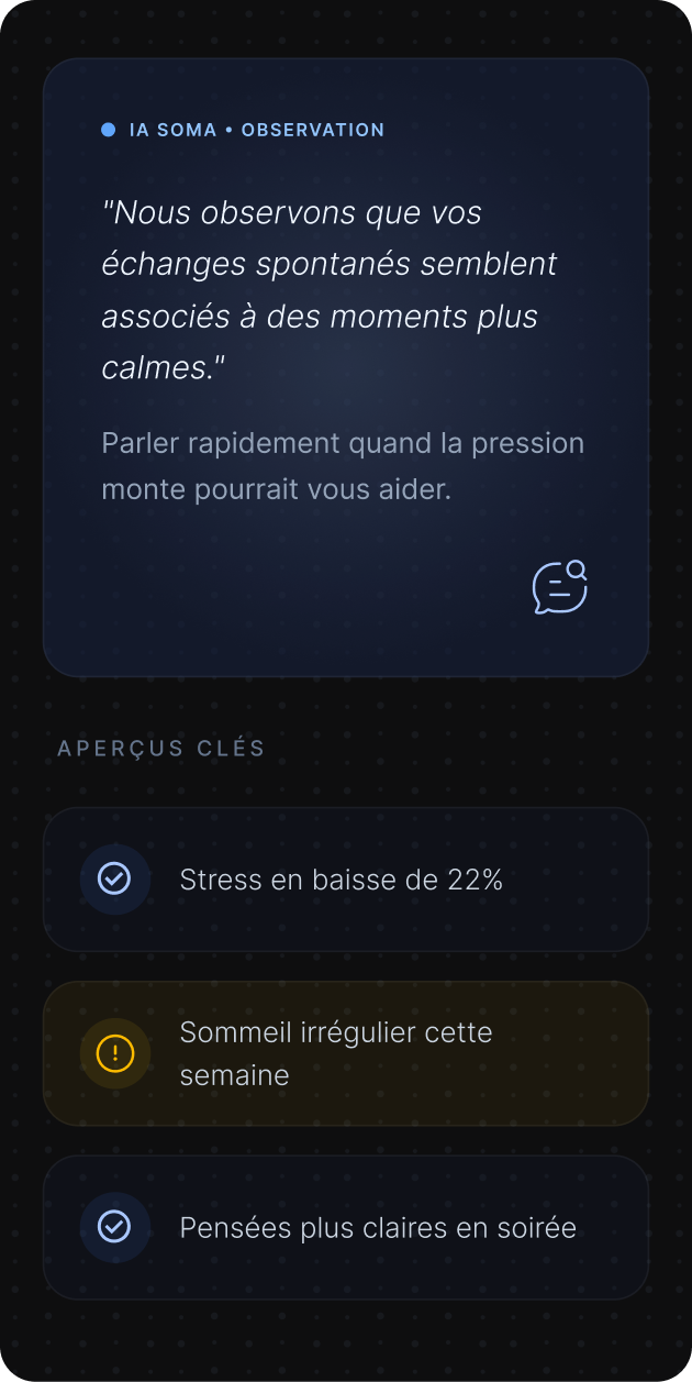 Insights & progrès