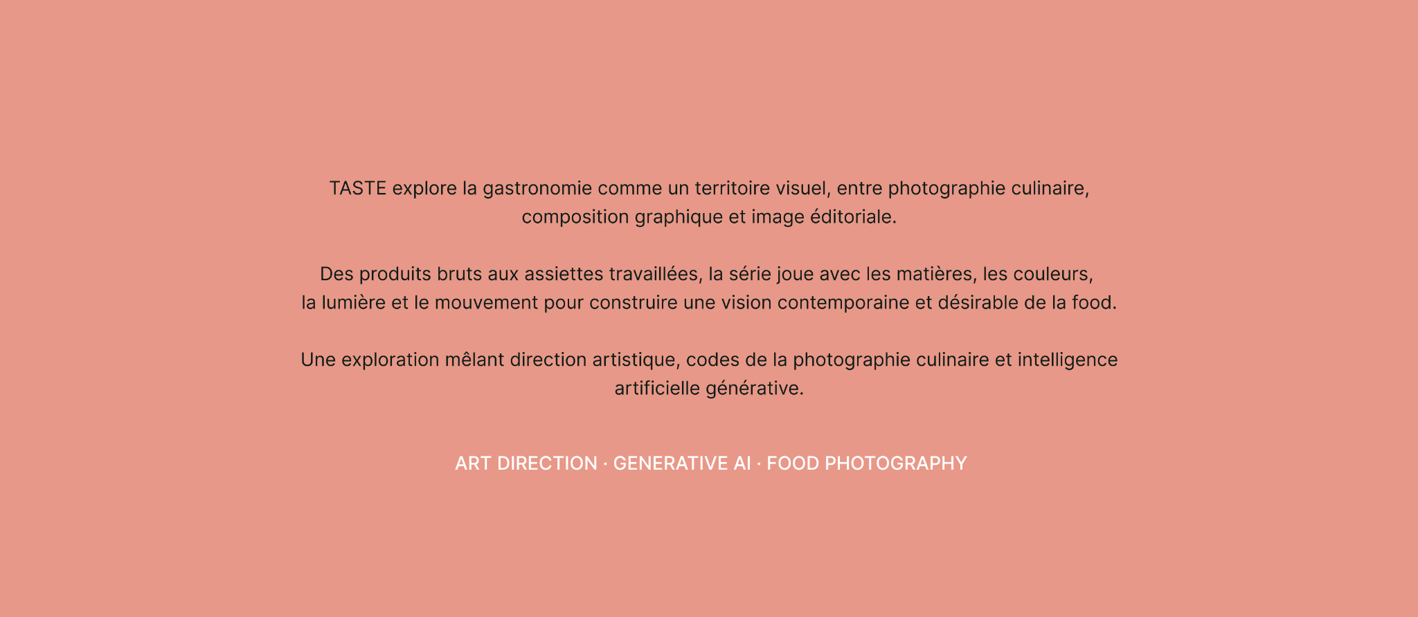 TASTE · INTRO